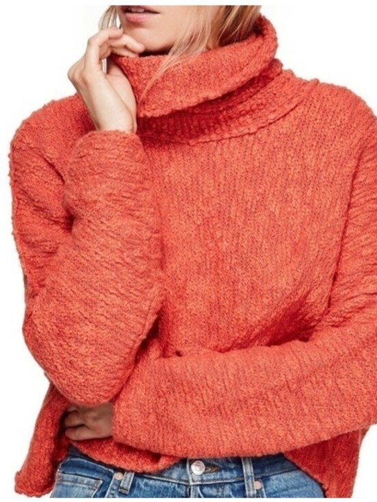 MINKPINK Sweaters - MINKPINK Coral Bouclé Turtleneck Sweater Size Small